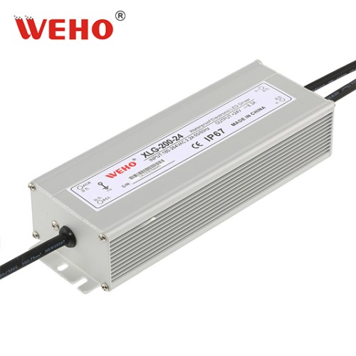 200W Waterproof IP67 Constant Current Switching Power Supply AC 110V 220V DC 12V 24V 36V 48V LED Driver