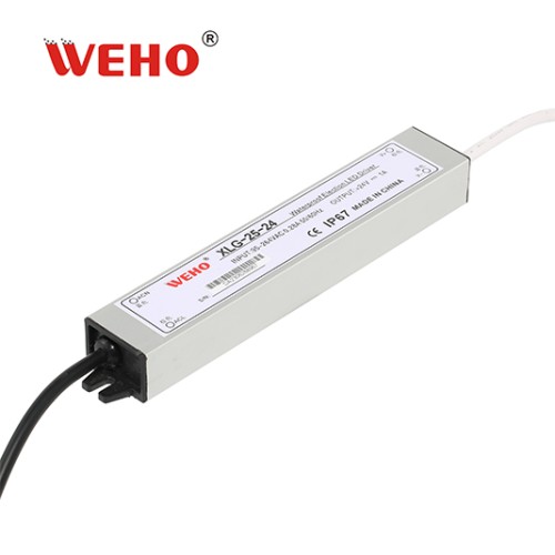 25W Waterproof IP67 Constant Voltage LED Driver AC 95-264V DC 12V 24V 36V 48V Switching Power Supply