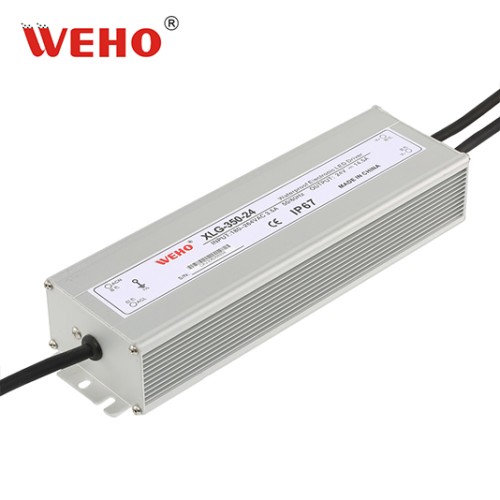 350W Aluminium Enclosure Waterproof IP67 LED Driver AC 110V 220V DC 24V 36V 48V Switching Power Supply for Street LED Lighting Strip